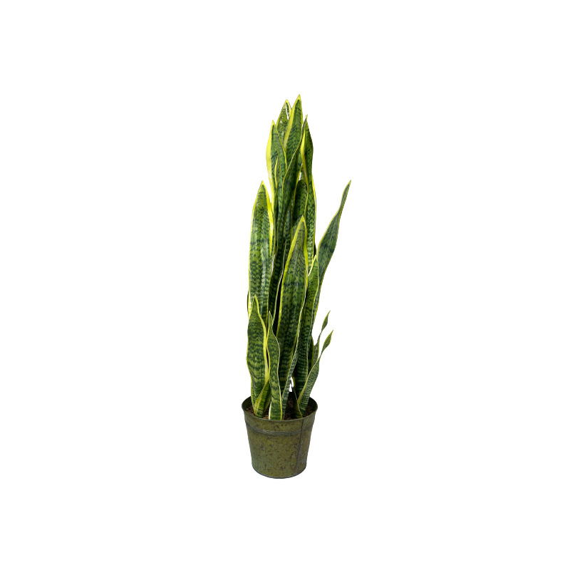 Artificial snake plant bonsai