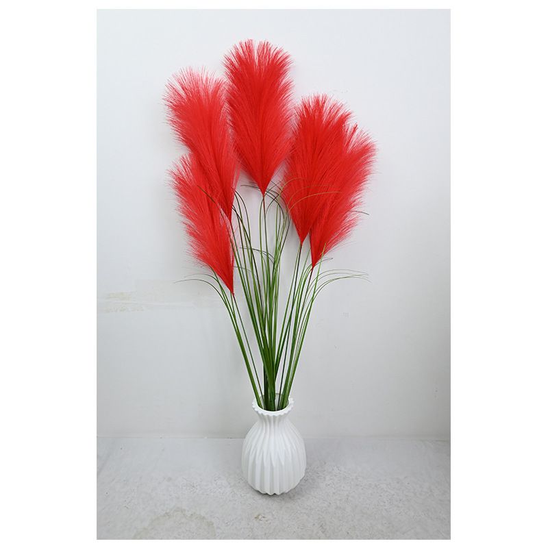 Artificial red reeds