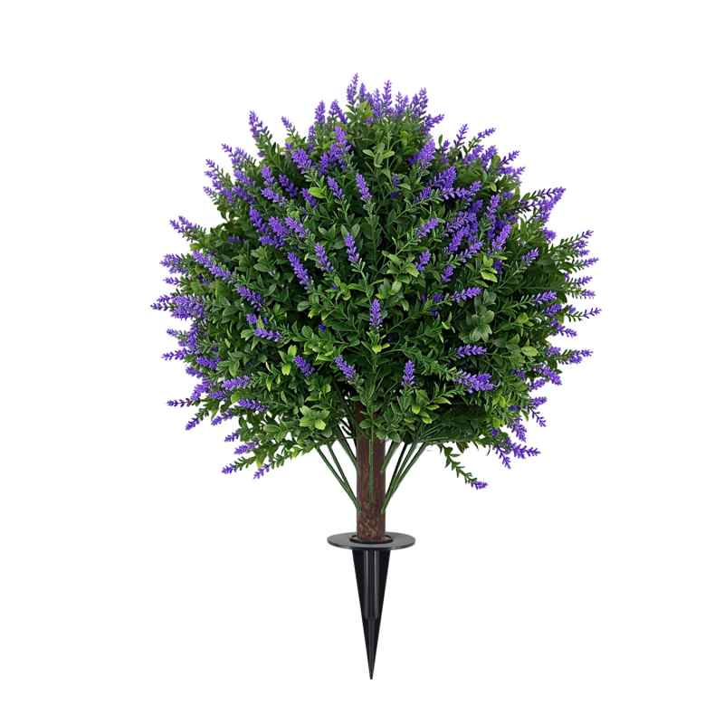 60cm Artificial lavender with Ground Stake