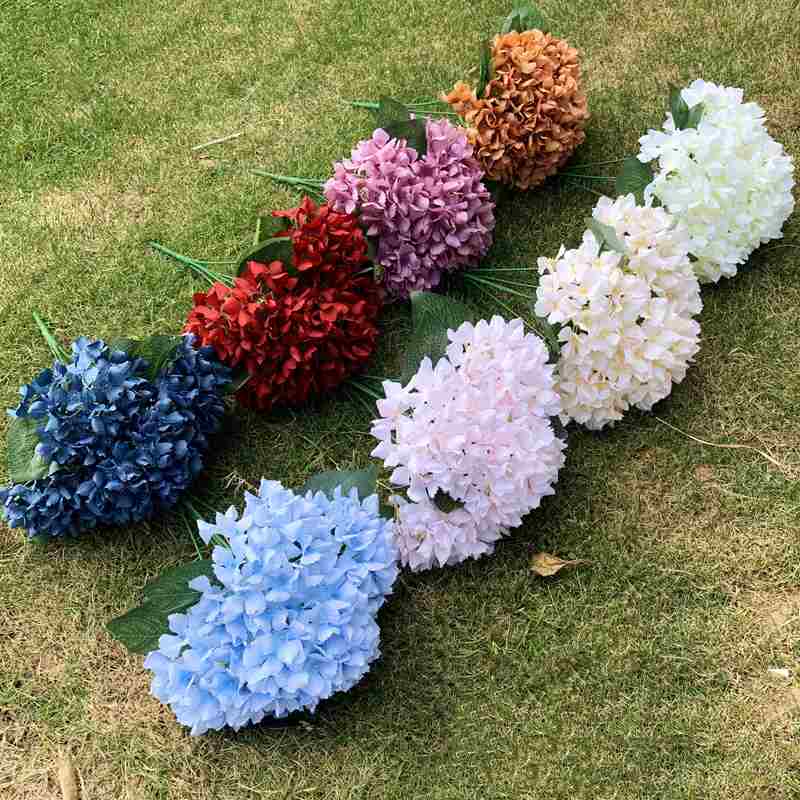 Fabric hydrangea sprays