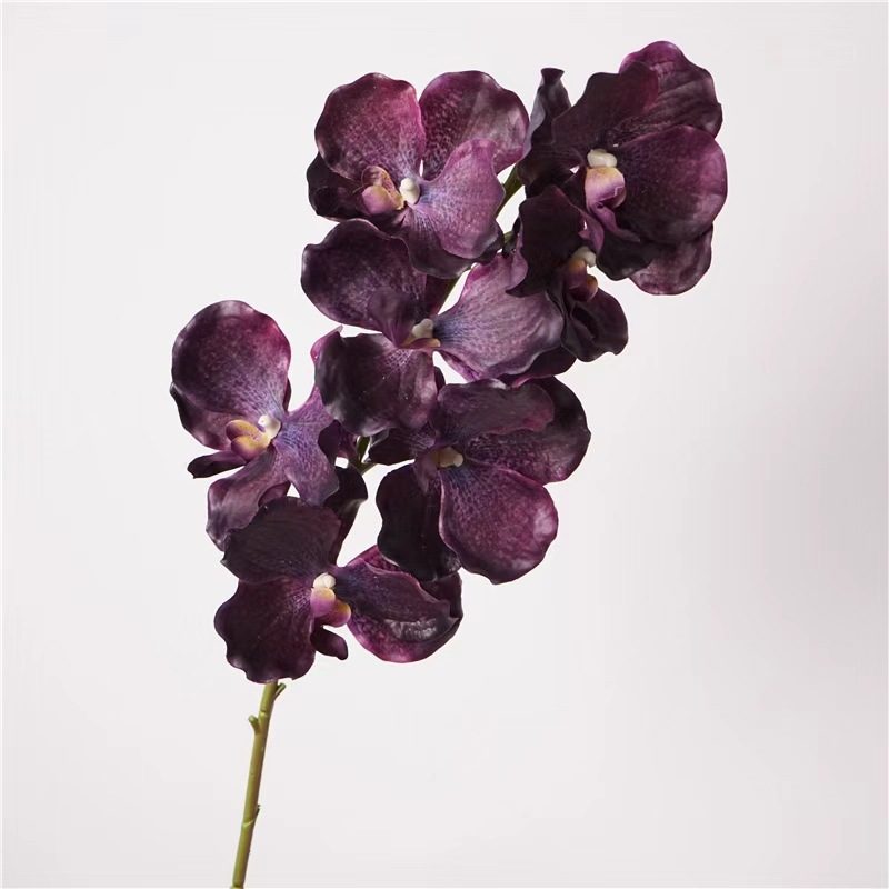 Artificial soft-touch realistic Vanda orchid