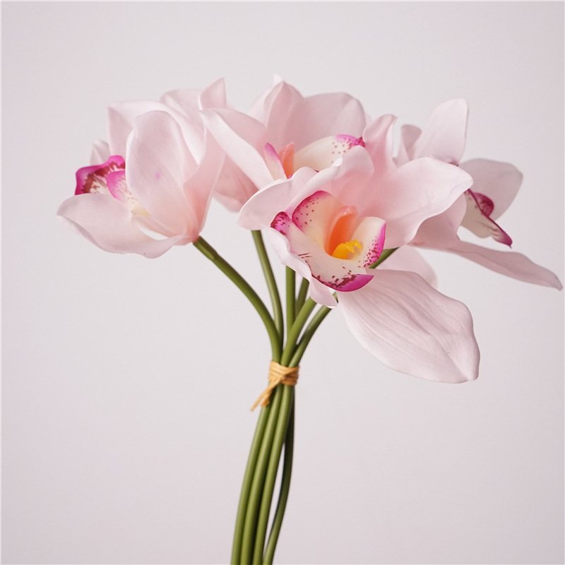 Artificial Cymbidium Orchid Bunch