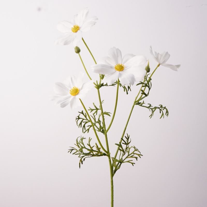 Wholesale Artificial Cosmos Spray – 33cm 4-Flower Branch