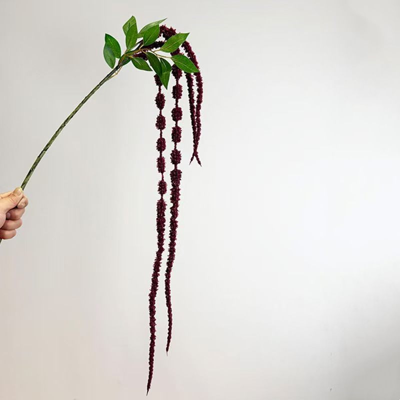 Artificial Amaranthus Stem with Cascading Foliage