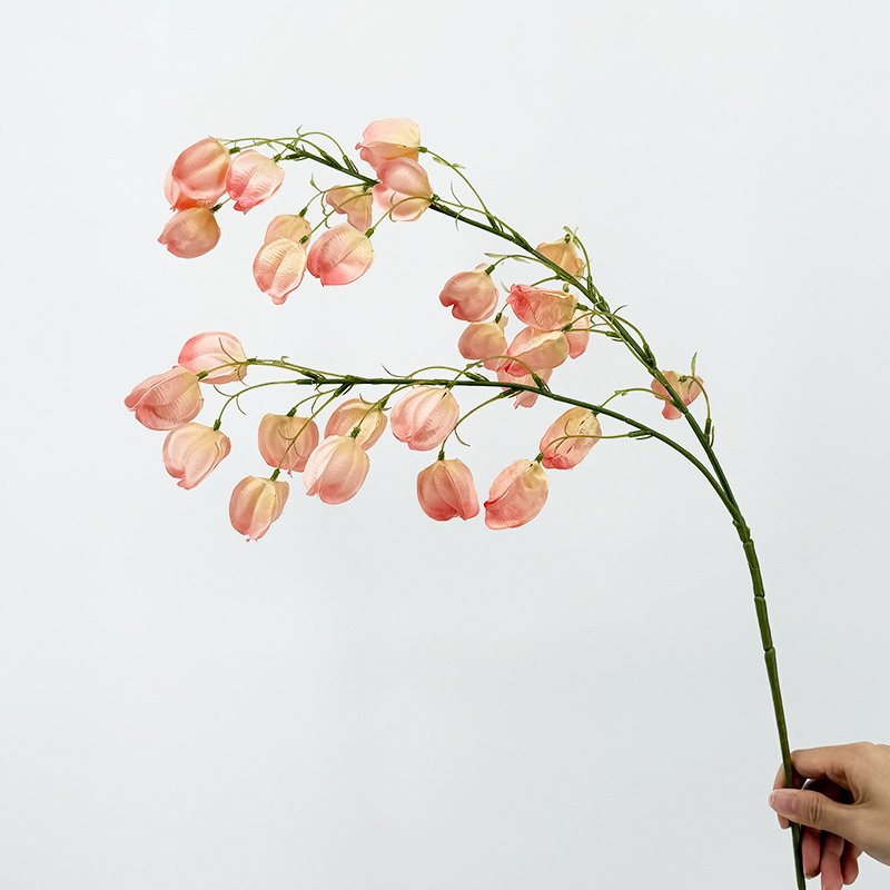 Artificial Physalis Branch – 100cm Realistic Lantern Fruit Stem