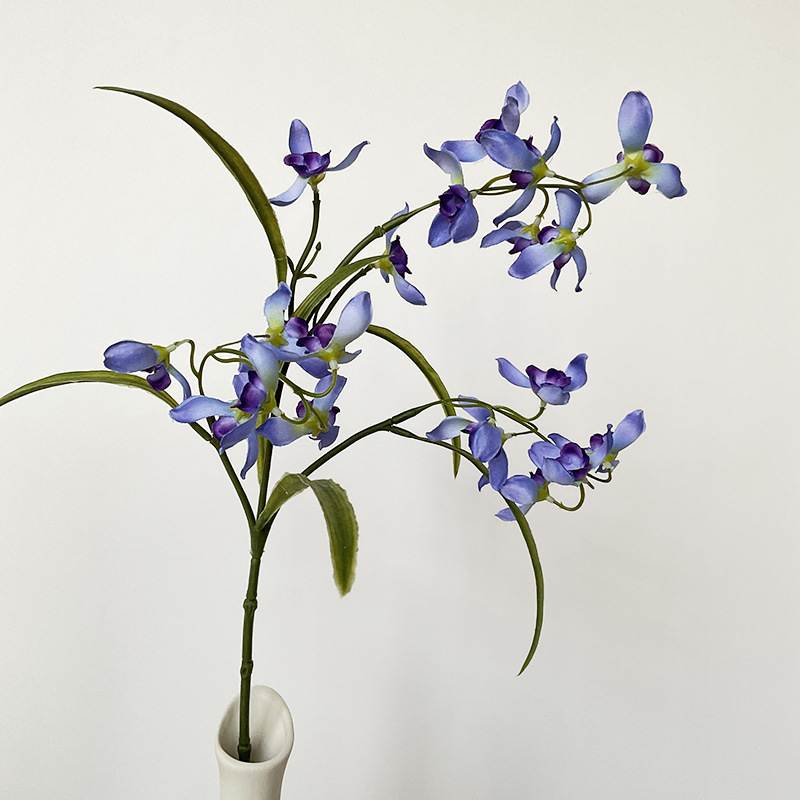 Artificial Dendrobium Orchid Stem – 49cm Realistic Dendrobium Orchid Flower