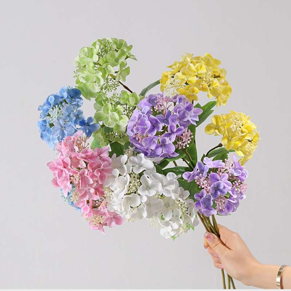 Two-Bloom Artificial Hydrangea Spray – 47cm