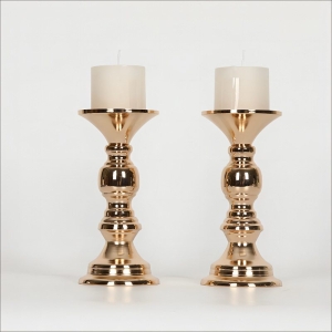Gold Black and Silver Simple Candle Tray