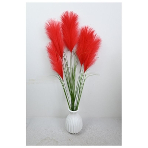 Artificial red reeds