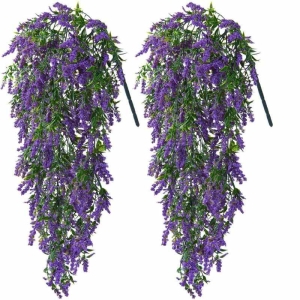 Artificial lavender in the shape of vines