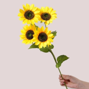 Artificial sunflower spray