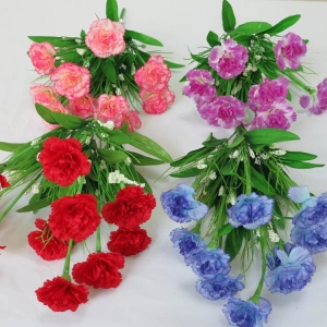 Artificial carnation spray