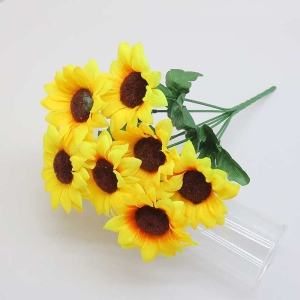 Artificial sunflower with 7 blooms