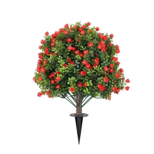 60cm Artificial roses with Ground Stake