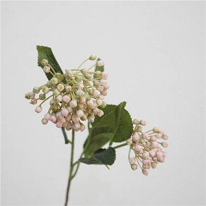 Artificial hydrangea fruit with two branches