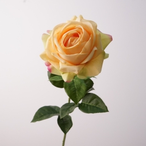 Realistic-feeling soft-touch rose