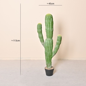 Artificial cylindrical Moroccan cactus with three branches