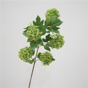 Snowball-Shaped Multi-Bloom Fabric Artificial Hydrangea – 79cm