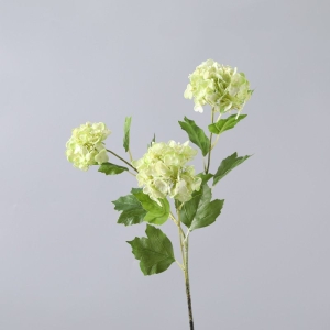 Three-Bloom Fabric Artificial Hydrangea Spray – 66cm