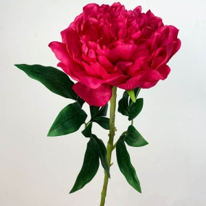 Artificial Peony Stem with Large 17cm Bloom