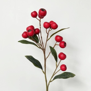 Artificial Hawthorn Berry Spray – 63cm