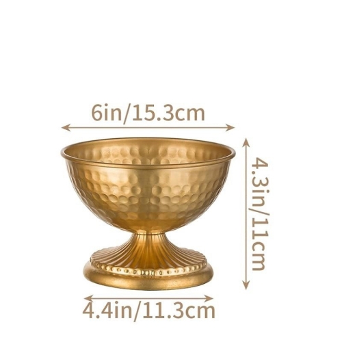 Iron flower vase