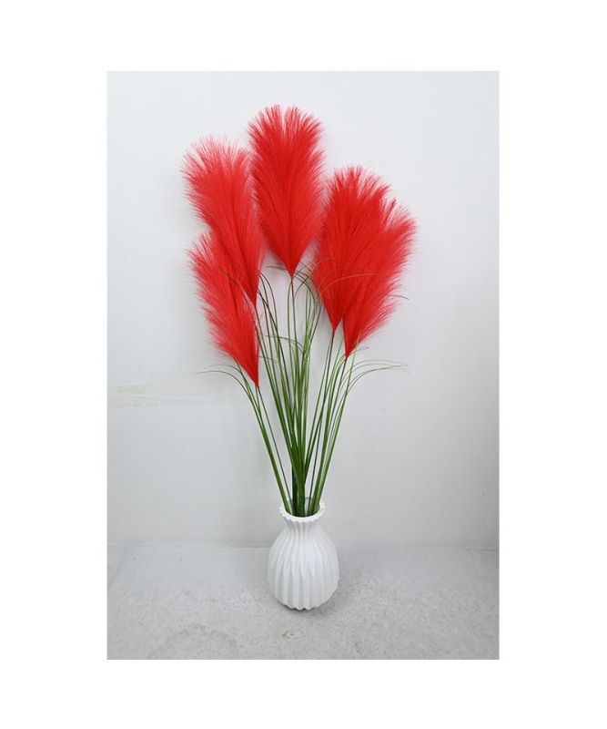 Artificial red reeds