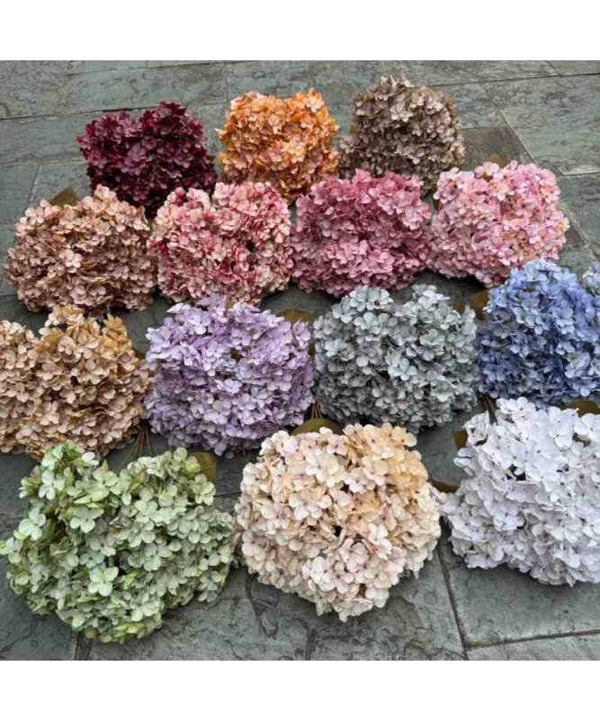 Artificial hydrangea with 5 bloom