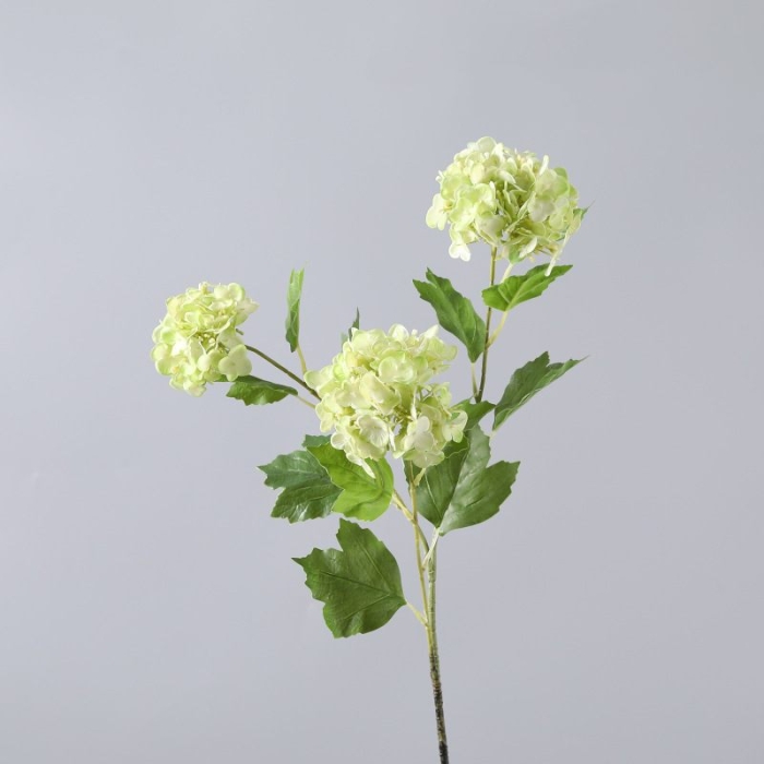 Three-Bloom Fabric Artificial Hydrangea Spray – 66cm