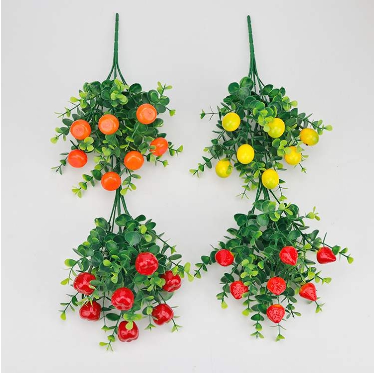 Artificial eucalyptus with added fruit