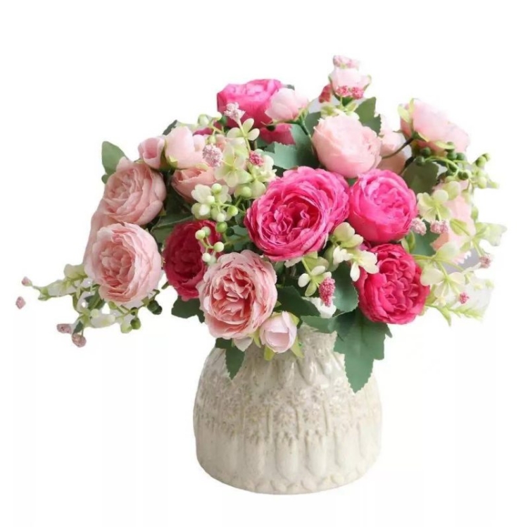 Wholesale artificial rose spray