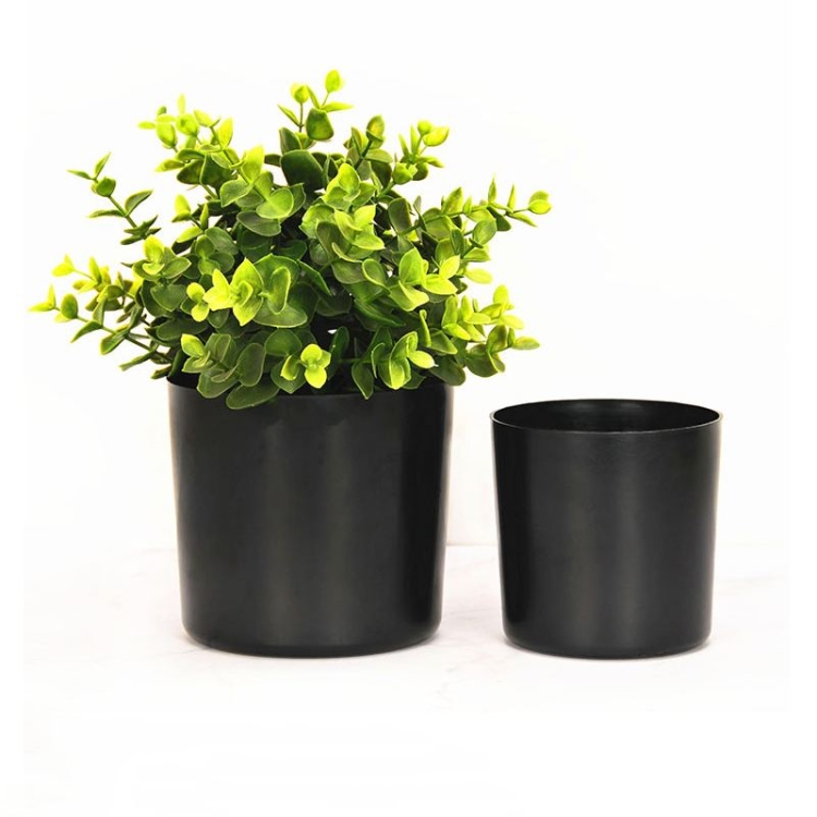 4 inches to 10 inches Plastic flower pots