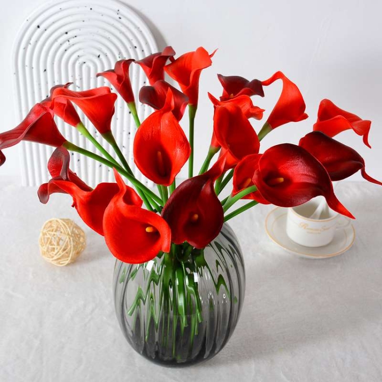 Single mini calla lily artificial flower