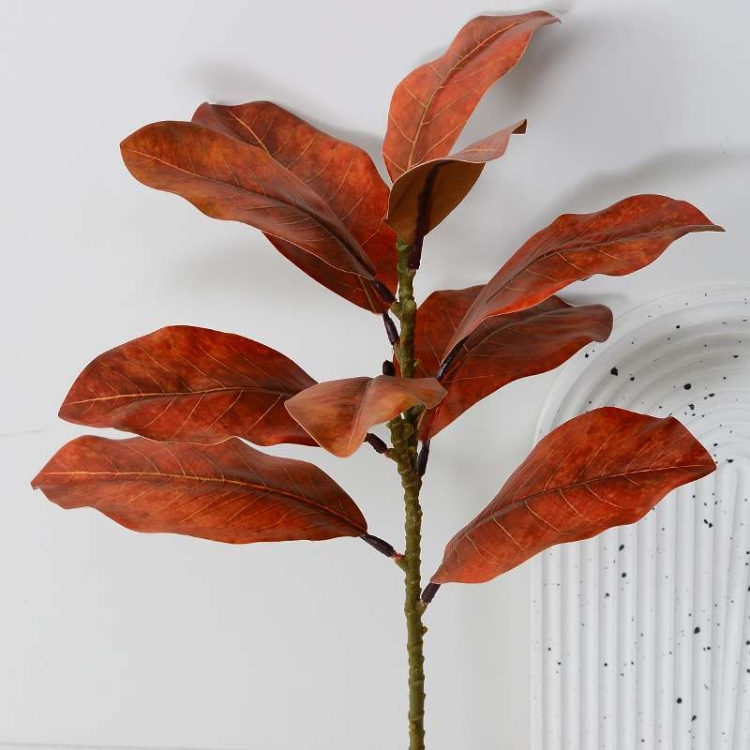 Artificial magnolia leaves