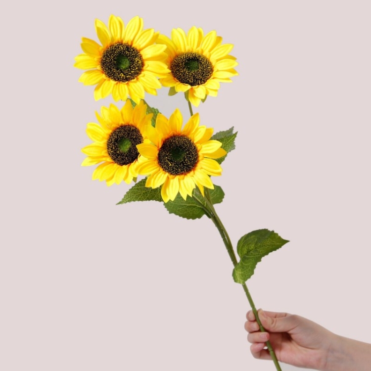 Artificial sunflower spray