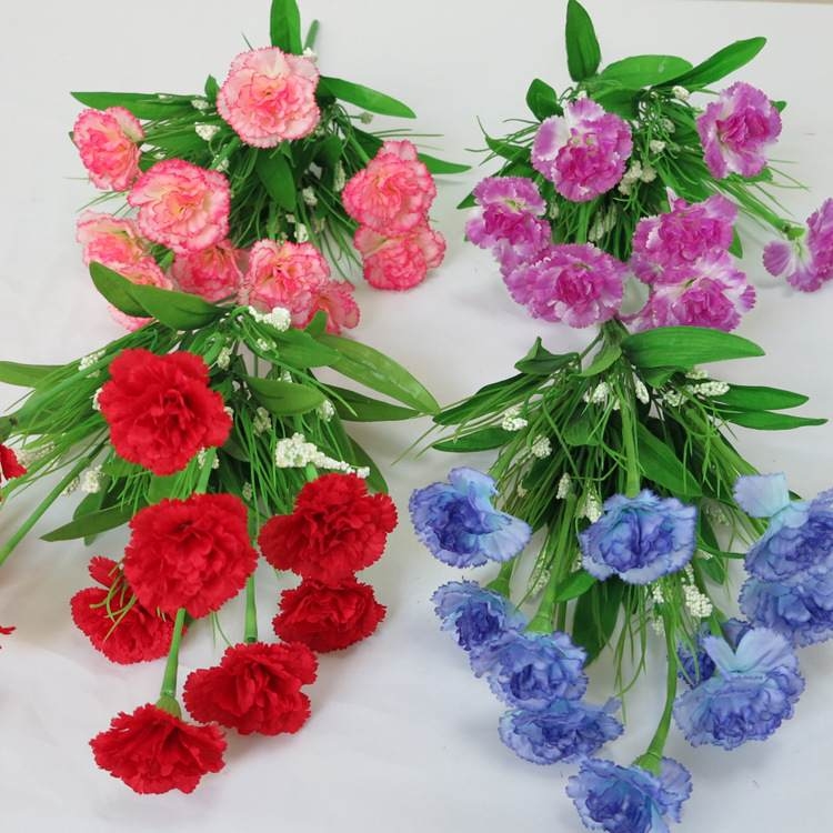 Artificial carnation spray