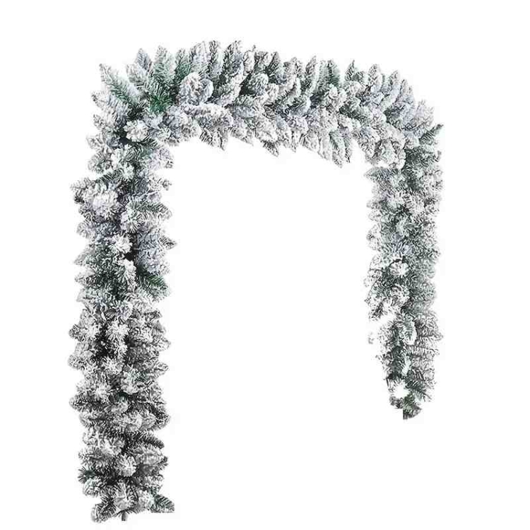 180-270cm flocked Artificial Christmas Garland