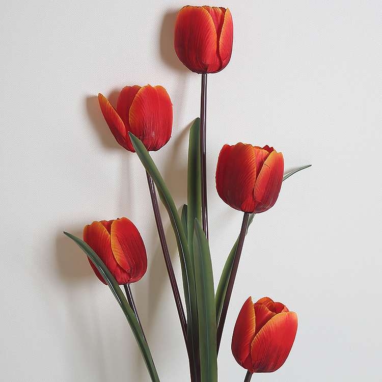 Artificial  five-headed tulip