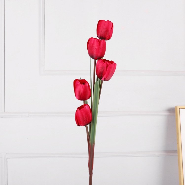 Artificial  five-headed tulip
