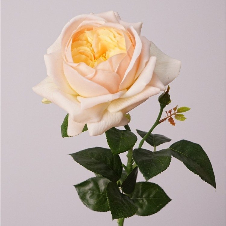 Highly realistic soft-touch rose
