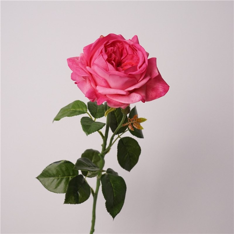 Highly realistic soft-touch rose