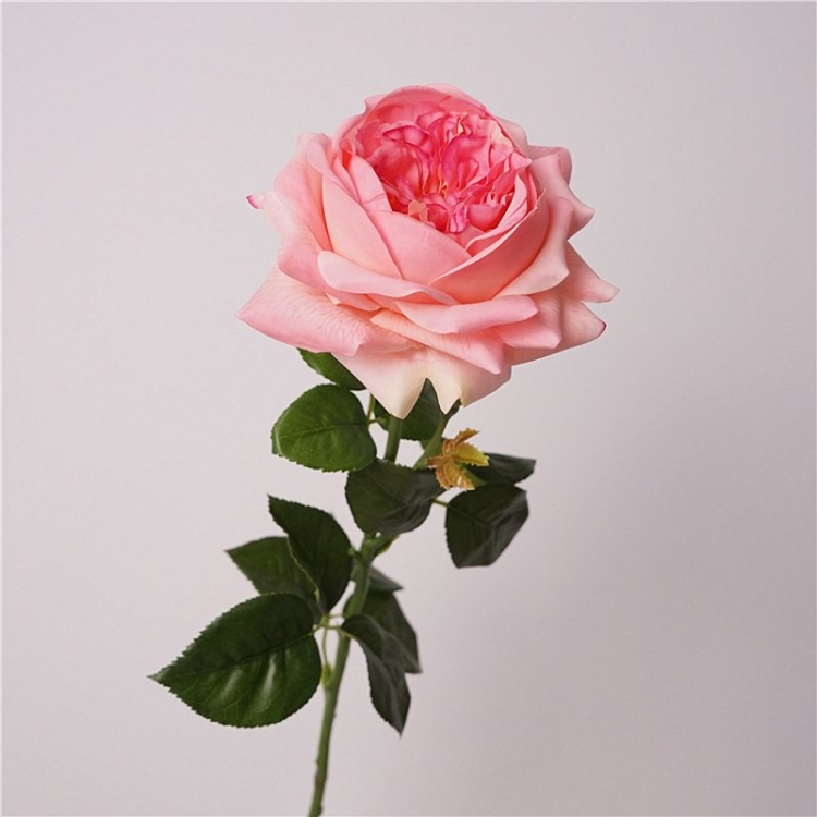 Highly realistic soft-touch rose