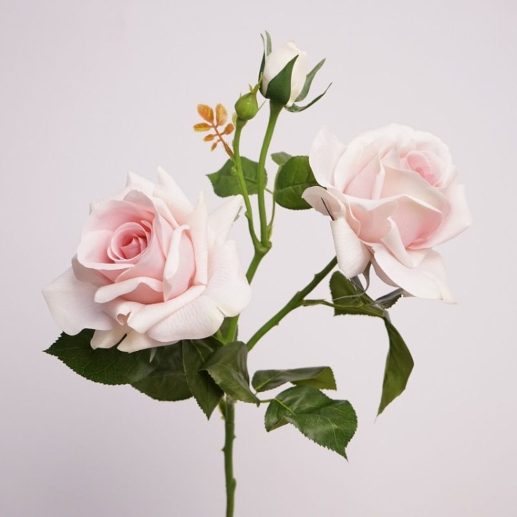 Lifelike Faux rose spray