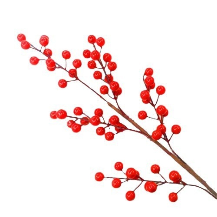 Artificial Winterberry Branch