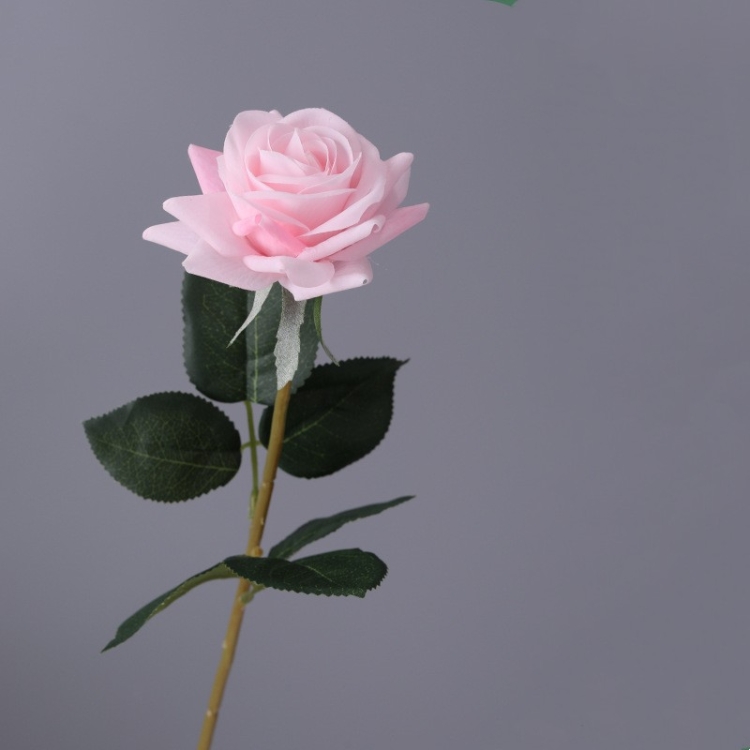 Soft-Touch Artificial Rose Stem – 42cm