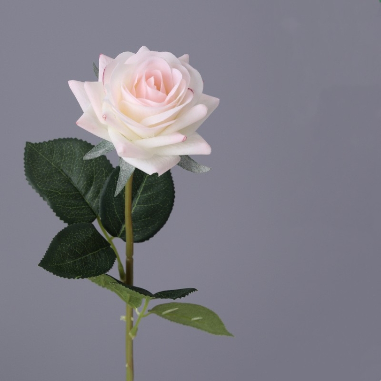 Soft-Touch Artificial Rose Stem – 42cm