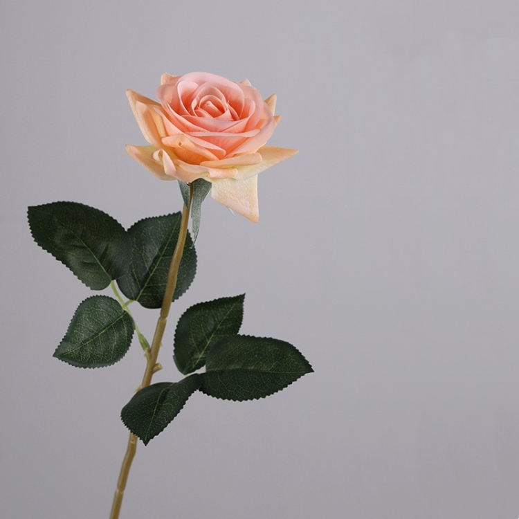Soft-Touch Artificial Rose Stem – 42cm