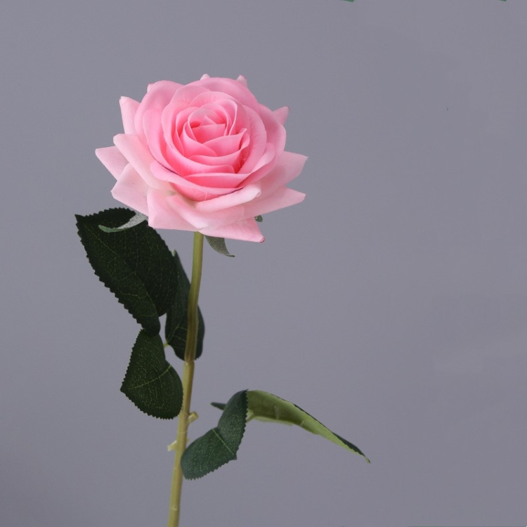 Soft-Touch Artificial Rose Stem – 42cm