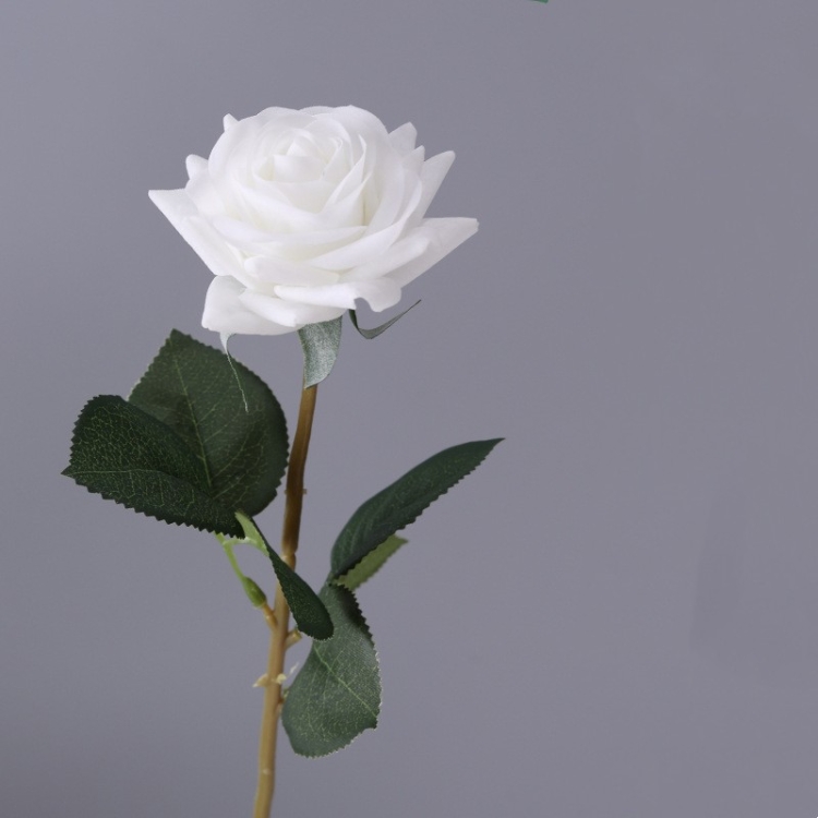 Soft-Touch Artificial Rose Stem – 42cm