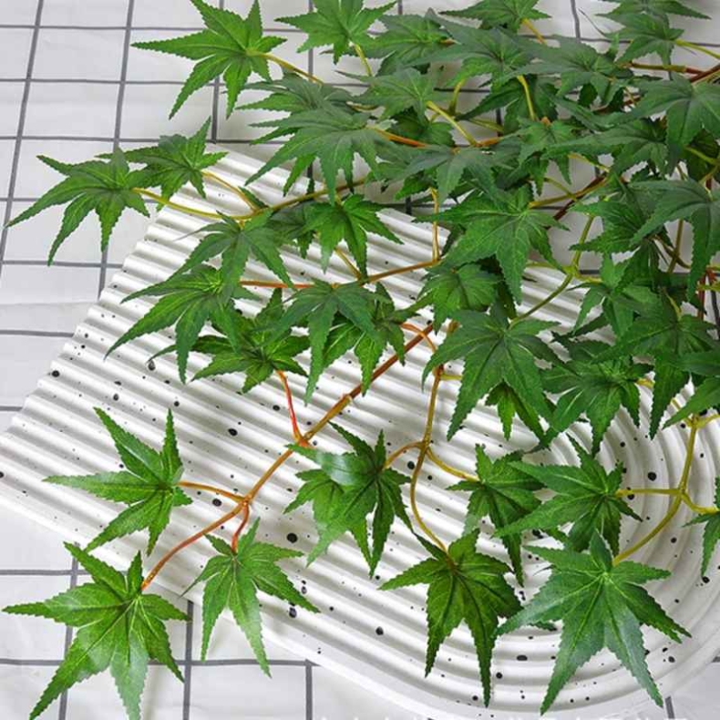 Artificial  maple leaves